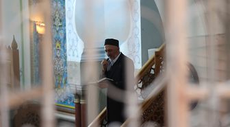 Gürcistan'ın başkenti Tiflis'te Ramazan Bayramı namazı kılındı