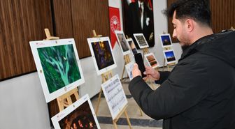 Hakkari'de '15. Uluslararası Tarım, Orman ve İnsan' fotoğraf sergisi açıldı