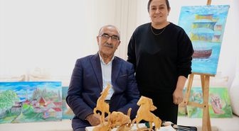 Hakkari'de 71 yaşındaki Günşar'ın ahşap tutkusu sanata dönüştü