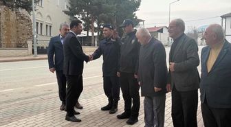Hamamözü'nde bayramlaşma töreni düzenlendi