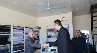 Hasankeyf Kaymakamı İmrak esnaf ziyaretinde bulundu