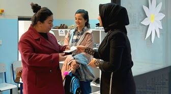 Hasankeyf'te okulda kadın veliler için program düzenlendi