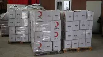 Hatay'da hazırlanan hijyen kolileri Gazze'ye ulaştırılacak