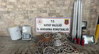 Hatay'da konteynerden hırsızlık yaptığı iddia edilen zanlı tutuklandı