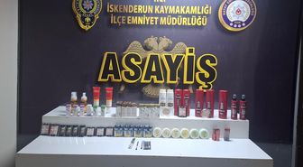 Hatay'da kozmetik ürün çaldığı ileri sürülen 2 şüpheli tutuklandı