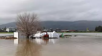 Hatay'da sağanak nedeniyle bazı evleri ve tarım arazilerini su bastı