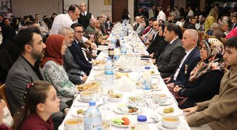 Hatay'da şehit aileleri ve gaziler iftarda buluştu