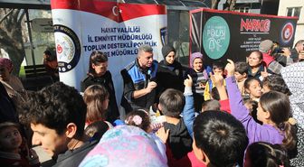 Hatay'da vatandaşlar bağımlılıkla mücadele konusunda bilgilendirildi