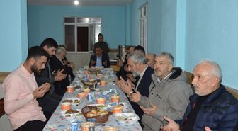 Havza'da mahalle sakinleri iftarda bir araya geldi