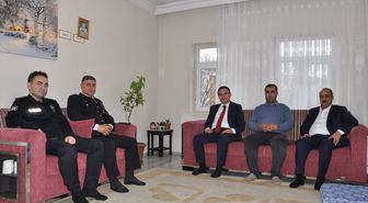 Hizan Kaymakamı Bilgin, şehit ailelerini ziyaret etti