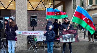 Hocalı Katliamı 34. yılında Almanya'da protesto edildi