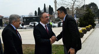 İçişleri Bakan Yardımcısı Çelik, Tekirdağ Valiliğini ziyaret etti