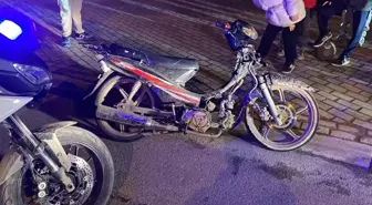 İnegöl'de "dur" ihtarına uymayan sürücü motosikleti bırakıp kaçtı