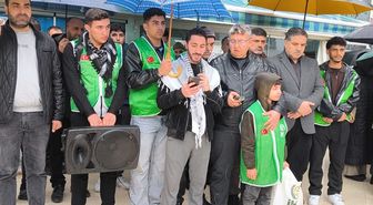 İsrail'in Gazze'ye yönelik saldırıları Siirt'te protesto edildi