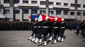 İstanbul'da trafik kazasında şehit olan polis Mustafa Aydın son yolculuğuna uğurlandı