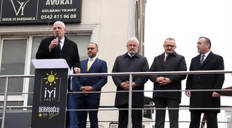 İYİ Parti Genel Başkanı Dervişoğlu, Ordu'da partisinin ilçe başkanlığı açılışını yaptı