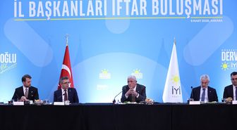 İYİ Parti Genel Başkanı Dervişoğlu, partisinin il başkanlarıyla iftarda buluştu