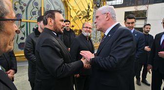 İYİ Parti Genel Başkanı Dervişoğlu, Türkiye Caferileri lideri Özgündüz'e taziye ziyaretinde bulundu