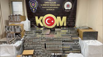 İzmir'de kaçak tütün operasyonunda 1 kişi tutuklandı