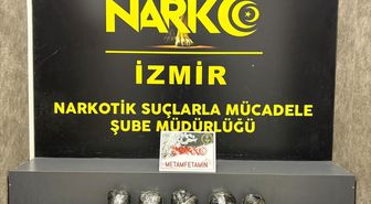 İzmir'de narkotik köpeğinin tepki verdiği araçta 10 kilogram uyuşturucu bulundu