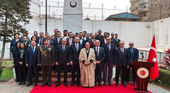 Kahire'de 18 Mart Şehitleri Anma Günü ve Çanakkale Deniz Zaferi dolayısıyla tören düzenlendi