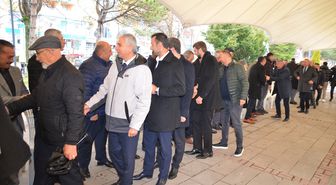 Kahramankazan'da bayramlaşma töreni düzenlendi