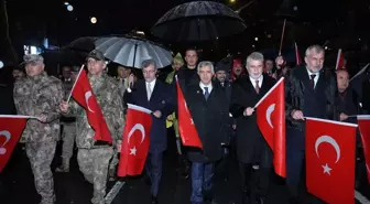 Kahramanmaraş'ın düşman işgalinden kurtuluşunun 106. yılında fener alayı düzenlendi