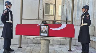 Kalp krizinden hayatını kaybeden uzman çavuşun cenazesi defnedildi