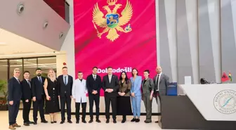 Karadağ Sağlık Bakanı Simun Biruni Üniversitesi Tıp Fakültesi Hastanesini ziyaret etti