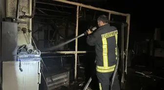 Karaman'da fabrikada çıkan yangın söndürüldü