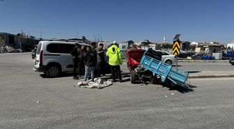 Karaman'da trafik kazasında 1 kişi ağır yaralandı