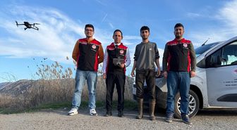 Kargı'da kayıp buzağı 72 saat sonra dron ile bulundu