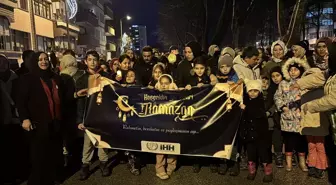 Kastamonu'da ramazan ayı dolayısıyla fener alayı düzenlendi