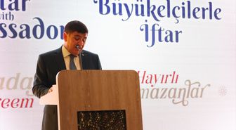 Katar'daki büyükelçiler Türkiye'nin Doha Büyükelçiliği iftarında buluştu