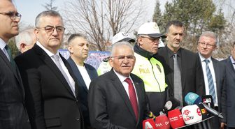 Kayseri'de 1,5 milyar lira maliyetli Kartal Katlı Kavşağı ve Bağlantı Yolları Projesi'nin startı verildi
