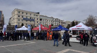 Kayseri'de 1-7 Mart Deprem Haftası kapsamında stant açıldı