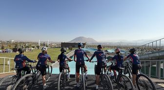 Kayseri'de Recep Tayyip Erdoğan Millet Bahçesi'ndeki BMX parkuru ilgi görüyor