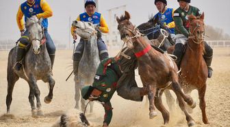 Kazakistan'da uluslararası Kökpar turnuvası düzenlendi