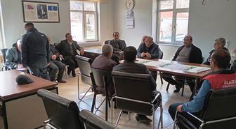 Keban ve Ağın'da çiftçileri bilgilendirme toplantısı
