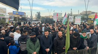 Kerkük'te İsrail ve ABD karşıtı gösteri düzenlendi