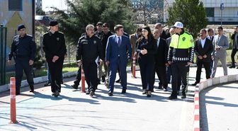 Kırıkkale'de öğrencilere uygulamalı trafik eğitim verildi
