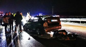 Kırklareli'nde 4 aracın karıştığı zincirleme trafik kazasında 2 kişi yaralandı