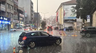 Kırklareli'nde sağanak ve dolu etkili oldu