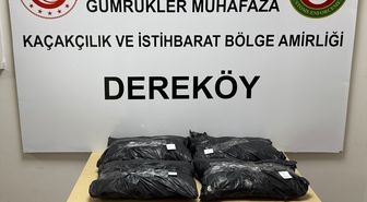 Kırklareli'nde sanığın ikrarı üzerine otobüste 3 kilo 166 gram uyuşturucu ele geçirildi