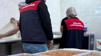 Kırklareli'nde tatlı üretimi yapan işletmelere yönelik denetim yapıldı