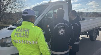 Kırşehir'de 14 düzensiz göçmen yakalandı