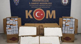 Kırşehir'de 72 bin makaron ele geçirildi