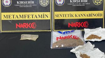 Kırşehir'de sobaya uyuşturucu saklayan şüpheli tutuklandı