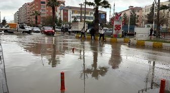 Kızıltepe'de sağanak etkili oldu