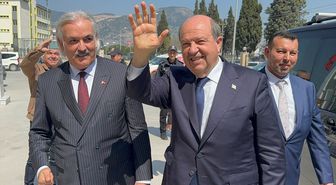 KKTC 5. Cumhurbaşkanı Tatar, Söke'de temaslarda bulundu